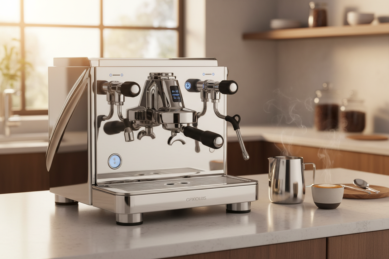 a beautiful coffee machine